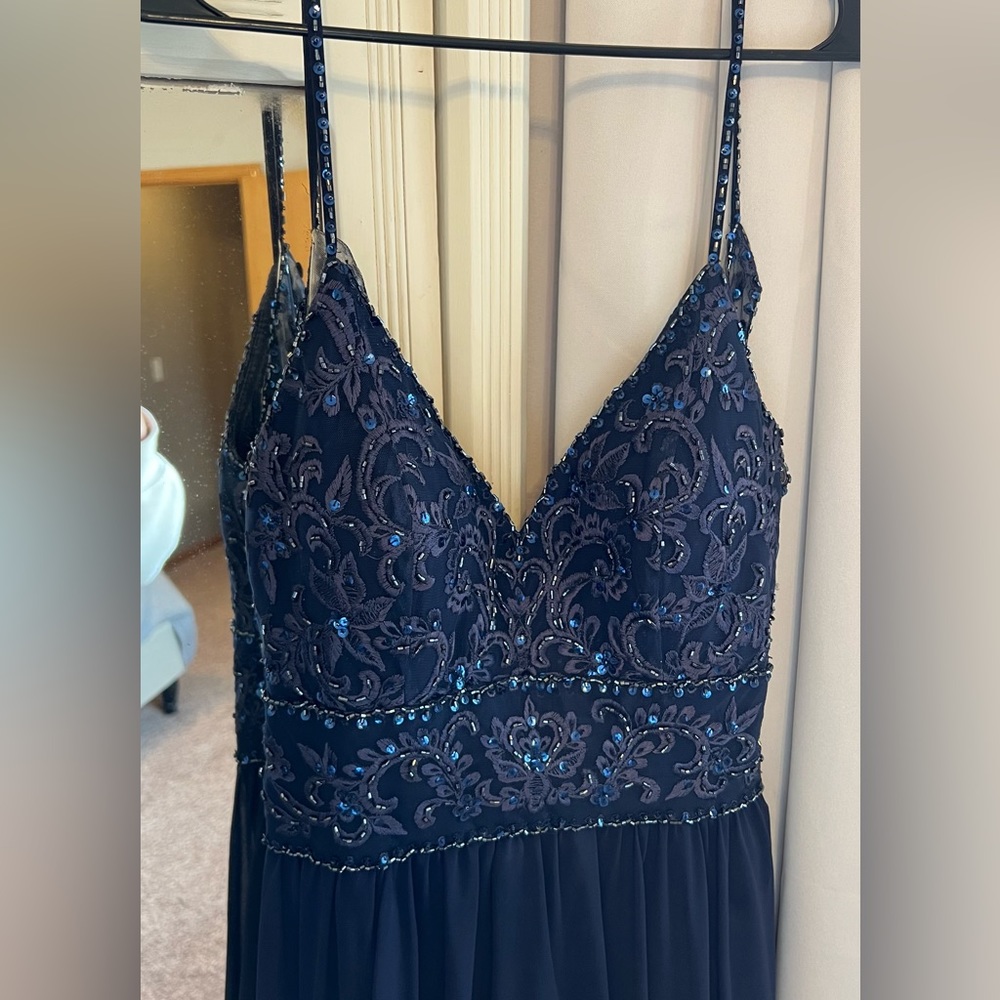 Kennedy Blue Devin Beaded Bridesmaid dress - size 4